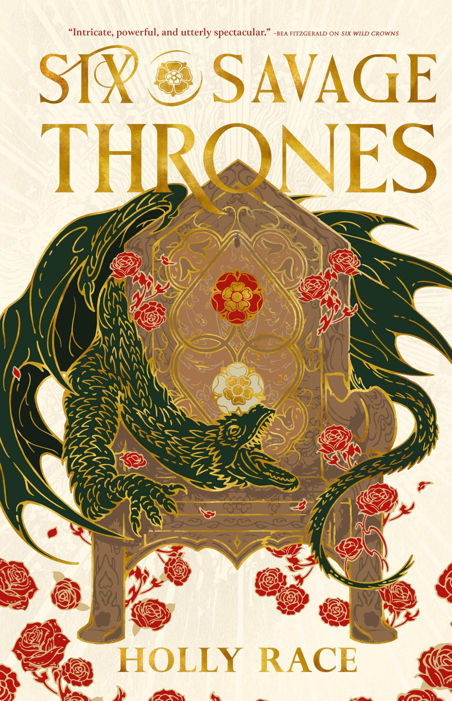 Six Savage Thrones (Queens of Elben, #2) by Holly Race