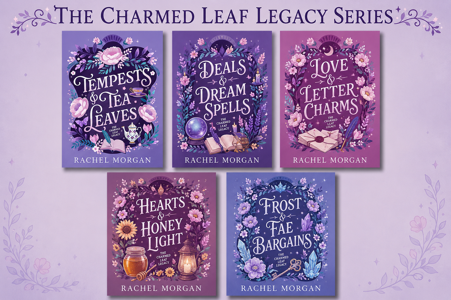 The Charmed Leaf Legacy Series by Rachel Morgan
