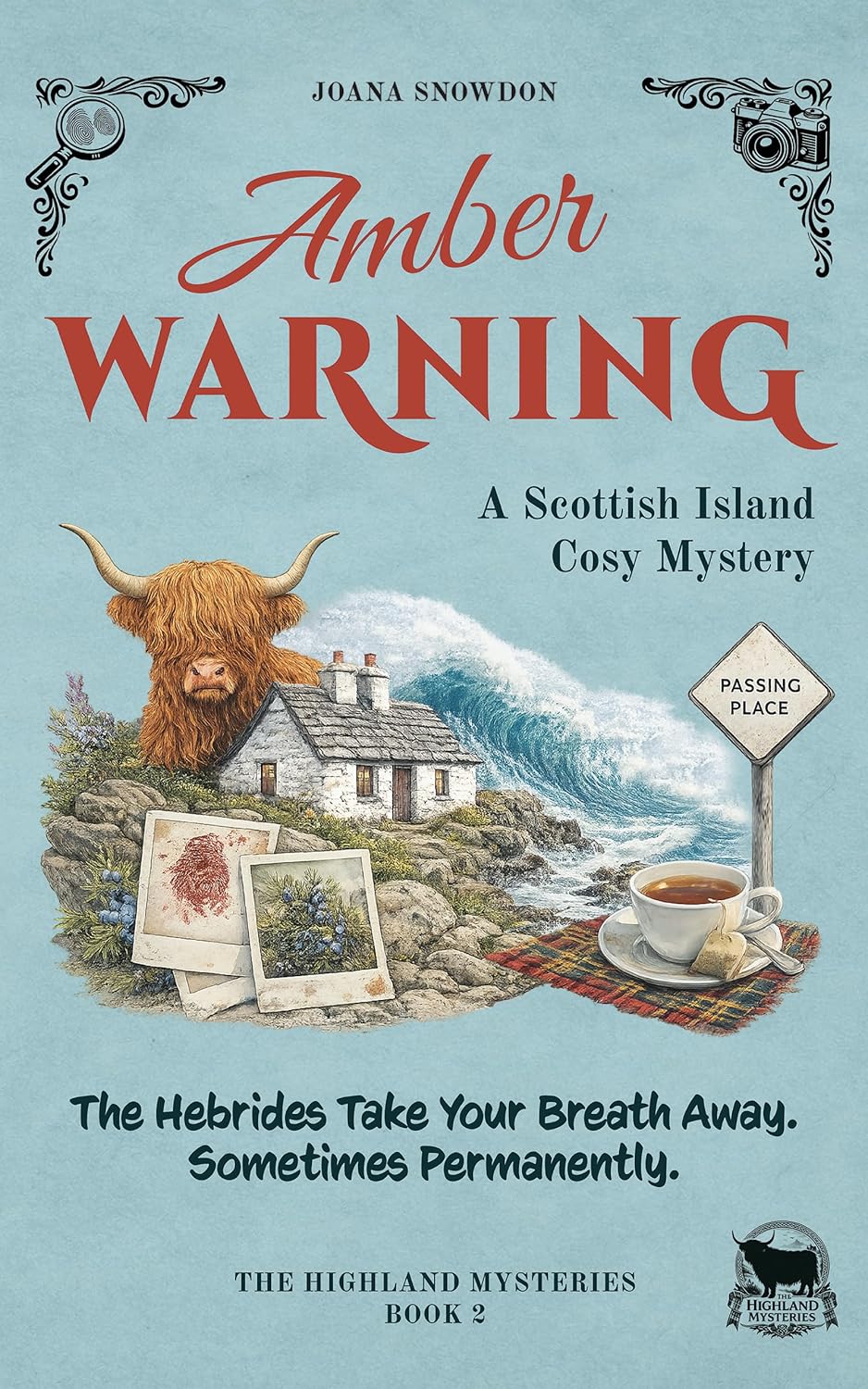 Amber Warning (The Highland Mysteries, #2) by Joana Snowdon