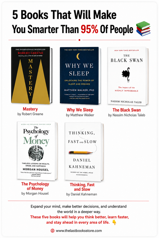 5 Books that will make you SMARTER than 95% of People