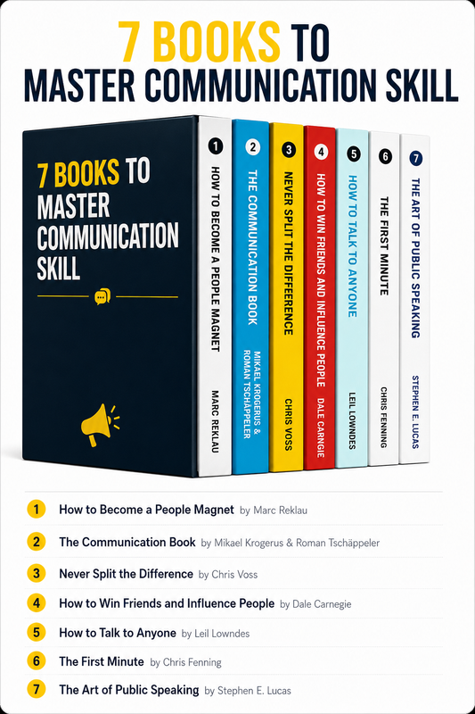 7 Books to Master Communication Skill
